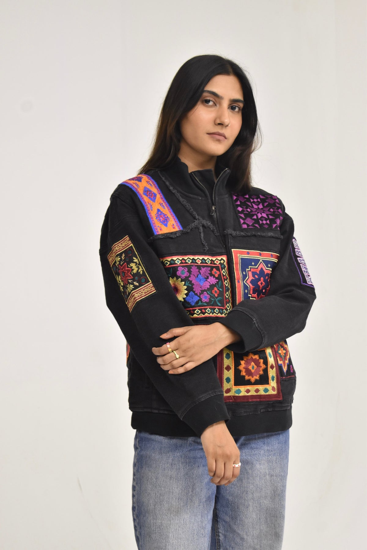 Peacock Denim Jacket
