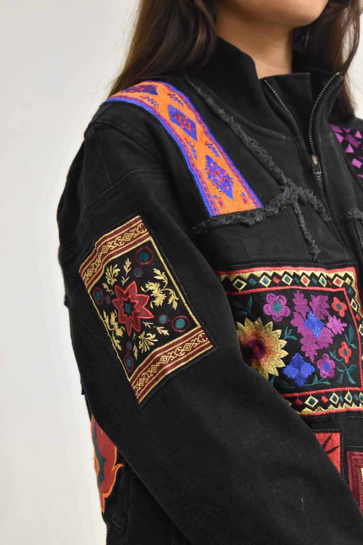 Peacock Denim Jacket