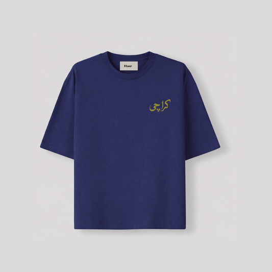 The OG Karachi Tee - Midnight Indigo